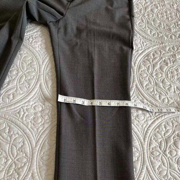 NWT Classic Theory Charcoal Gray Max 2 Urban Mid Rise Trousers Size 8 - Picture 9 of 14